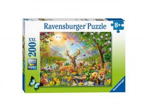 Ravensburger Puzzle - Gyönyörű szarvas család, 200db XXL