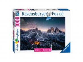 Ravensburger Puzzle - Drei Zinnen, Dolomitok, 1000db