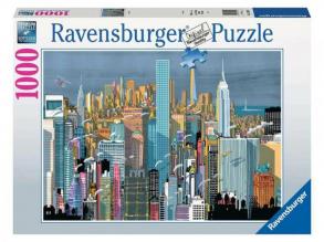 Puzzle 1000 db - New Yorkban vagyok