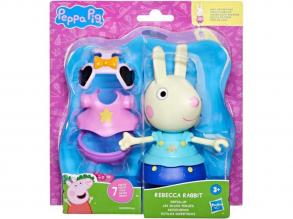 Peppa Malac: Kiöltözött Rebecca figuraszett kiegészítokkel - Hasbro