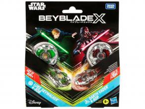 Beyblade X Star Wars - Luke Skywalker 4-80B vs Darth Vader 4-60B - Hasbro