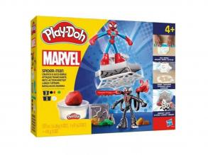 Play-Doh: Marvel Pókember Launch & Slice harci játékszett - Hasbro