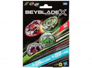 Beyblade X: Dual Pack - Chain Incendio 5-60HT és Arrow Wizard 4-60N 2db-os szett - Hasbro