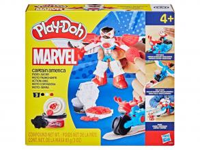 Play-Doh: Marvel Amerika Kapitány Moto Slicer játékszett - Hasbro