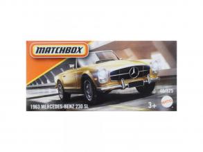 Matchbox: Papírdobozos 1963 Mercedes-Benz 230 SL kisautó kisautó 1/64 - Mattel