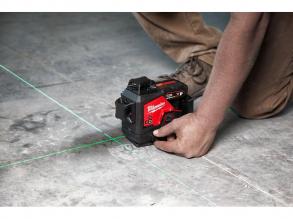 Milwaukee M123PL-401C M12 ZÖLD 360° 3 SÍKÚ lézer