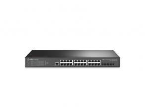 TP-Link TL-SG3428X JetStream 24xGbE LAN 4x10GbE SFP+ port L2+ menedzselhető switch