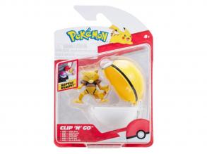 Pokémon Clip 'N' Go Abra és Level Ball játékkészlet, 2 db.