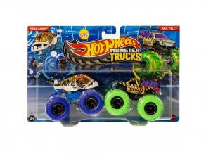 Hot Wheels Monster Trucks Piran-Ahhhh vs Haul Y'all dupla jármű csomag - Mattel