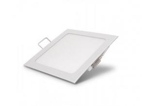 LED panel , 3W , süllyesztett , négyzet , természetes fehér , Optonica