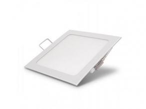 LED panel , 6W , süllyesztett , négyzet , hideg fehér , Optonica