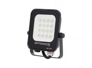 LED reflektor , 10 Watt , zöld fényű , fekete , kültéri , IP65 , Optonica