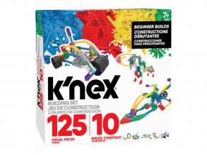 K'Nex építőkészlet, 10 modell, 125 alkatrész.