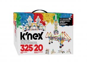 K'Nex építő készlet, Classic City Builders, 20 modell, 325 darab.