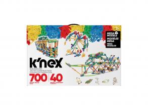 K'Nex Classic építőkészlet, 40 modell, 700 alkatrész.