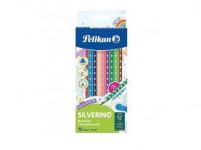 Pelikan: Silverino 12 darabos színes ceruza