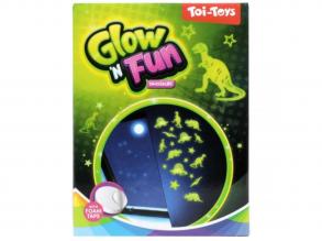 Glow'N Fun Dinoszauruszos dekor matrica