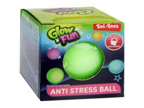 Glow'N Fun Anti stressz labda többféle változatban 1db