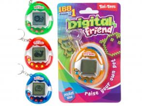 Tamagotchi digitális kisállat 168-féle állattal több színváltozatban 1db