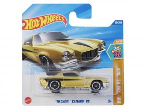 Hot Wheels: 1970 Chevy Camaro aranysárga kisautó 1/64 - Mattel