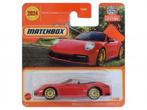 Matchbox: Porsche 911 Carrera cabriolet piros kisautó 1/64  Mattel