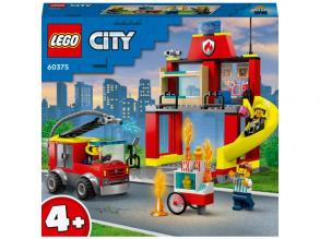LEGOŽ City: Tűzoltóállomás és tűzoltóautó (60375)