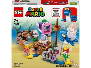 LEGO Super Mario: Dorrie elsüllyedt hajóroncs kalandjai kiegészíto szett (71432)