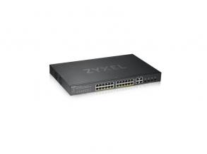 ZyXEL GS1920-24HPv2 28port GbE LAN PoE (375W) L2 menedzselhető switch