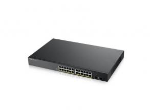 ZyXEL GS1900-24HP v2 24port GbE LAN PoE (170W) smart menedzselhető switch