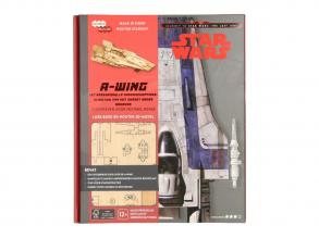 Star Wars A-Wing Deluxe könyv fa építőmodellel