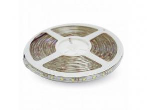 5 méter LED szalag , kültéri , 3528 , 600 LED (8 Watt/m) , meleg fehér , IP65