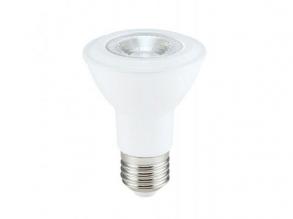 LED lámpa , égő , spot , E27 foglalat , PAR20 , 5.8 Watt , 40° , hideg fehér , SAMSUNG Chip , 5 év garancia