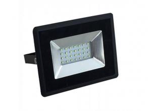 LED reflektor , 20 Watt , Ultra Slim , természetes fehér , E-series , fekete