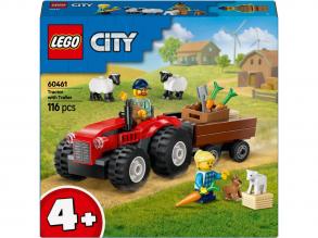 LEGO City: Piros traktor, utánfutó és juhok (60461)