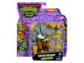 Tini nindzsa teknőcök figura - Rocksteady, mutáns izmok, 10cm