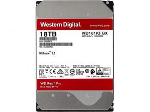 Western Digital 3,5" 18000GB belső SATAIII 7200RPM 512MB RED PRO WD181KFGX winchester 5 év