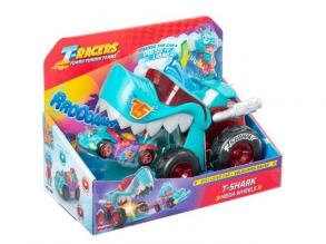 T-Racers: Óriás kék cápajárgány figurával