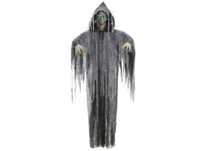 Beszélő zombi figura - szenzoros aktiválású, hang-és fényeffektes halloween dekoráció, 160 cm