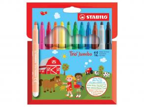 STABILO Pen, Trio Jumbo, 12 db