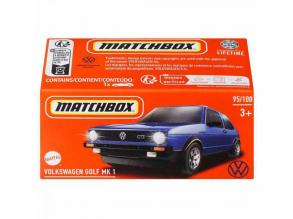 Matchbox: Papírdobozos Volkswagen Golf MK 1 kisautó 1/64 - Mattel