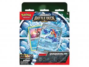 Pokemon TCG Deluxe Battle Deck - Quaquaval ex - gyűjtőkártya kiegészítő