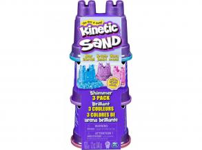 Kinetic Sand: 3 db-os homokgyurma szett 340g - Spin Master