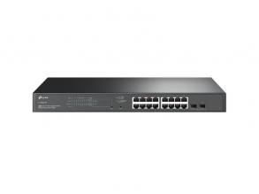 TP-Link TL-SG2218P JetStream 16xGbE PoE+ LAN, 2xGbE SFP port smart menedzselhető PoE+ switch