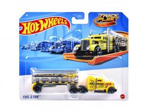 Hot Wheels: Fuel & Fire szállító kamion szett 1/64-es méretarány - Mattel