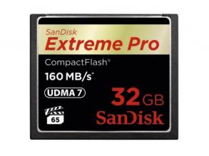 Sandisk 32GB Compact Flash Extreme Pro memória kártya