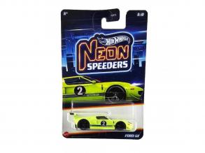 Hot Wheels: Neon Speeders Ford GT kisautó 1/64 - Mattel