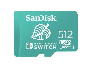 Sandisk 00186522 512GB SD micro (SDXC Class 10 UHS-I U3) Nintendo Switch memória kártya