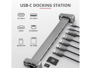 Trust Dalyx USB-C 10 in 1 multiport dokkoló