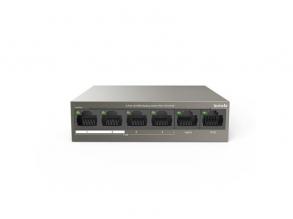 Tenda TEF1106P-4-63W 6port 5FE +1 GbE Uplink LAN PoE (63W) switch