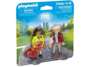 Playmobil: DuoPack figuraszett mentos és betege (71506)